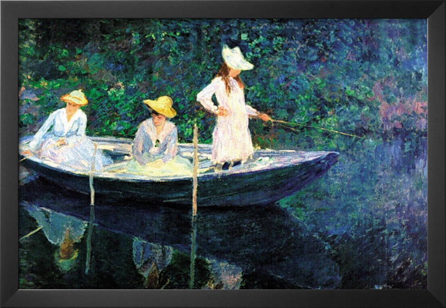 Women Fishing - Claude Monet Paintings